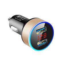Load image into Gallery viewer, Dual USB Car Charger With LED Display

